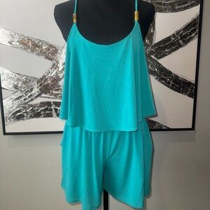 Sovereign Code Teal One-Piece Romper